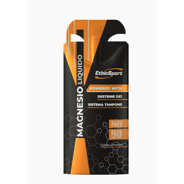 EthicSport Integratori Gel Magnesio Liquido Limone 25ml