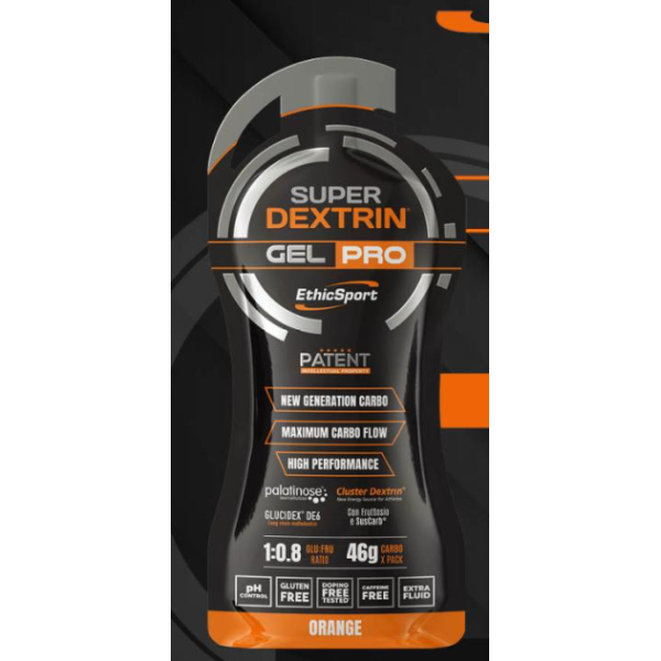 EthicSport Integratori Super Dextrin Gel Pro Arancia 60ml