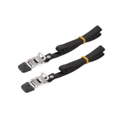 Union Cinturino Puntapiedi in Nylon Nero 2pz