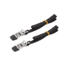 Union Black Nylon Toe Strap 2pcs