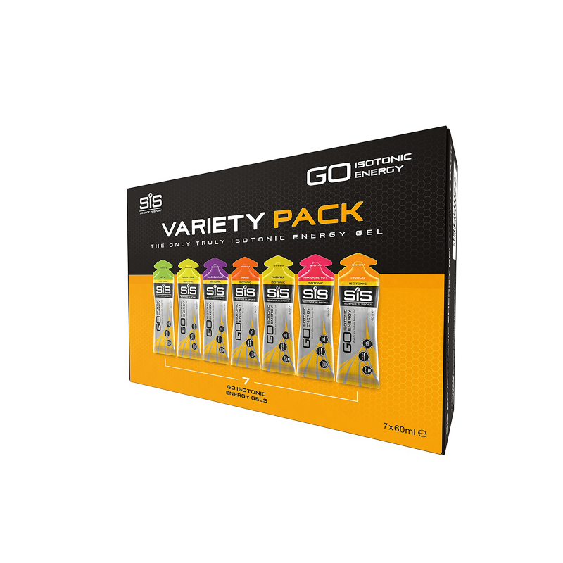 SIS GO Energy Isotonic Gel Assorted Pack 7x60ml