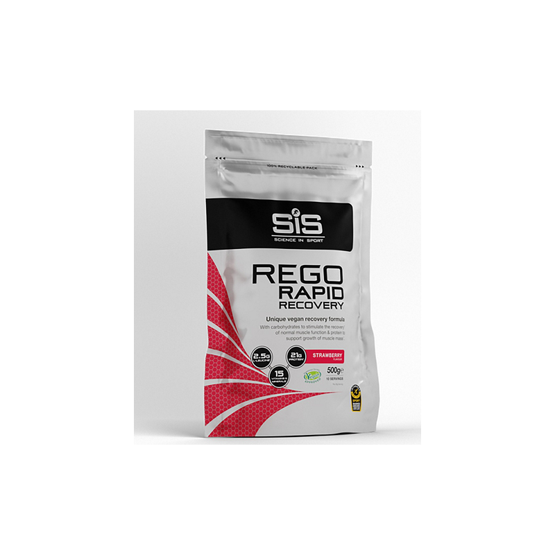 SIS Supplements Rego Rapid Recovery Powder Strawberry 500g