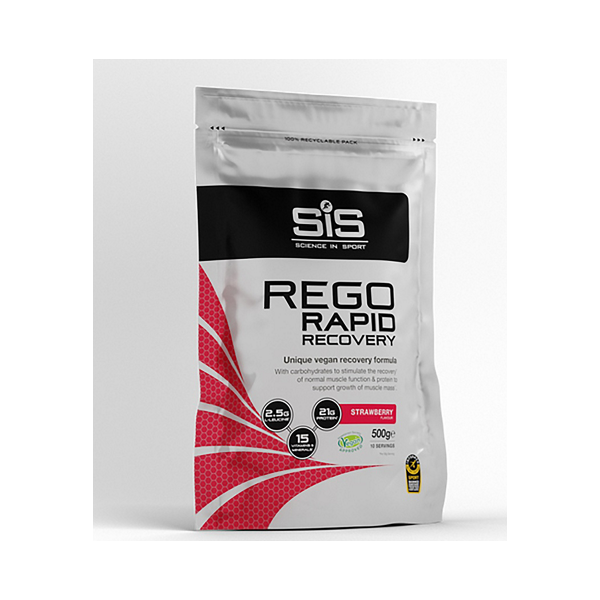 SIS Supplements Rego Rapid Recovery Powder Strawberry 500g