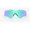 Oakley Cybr Zero Polished White Prizm Sapphire Glasses