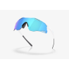 Oakley Cybr Zero Polished White Prizm Sapphire Glasses