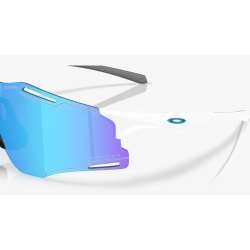 Oakley Occhiali Cybr Zero Polished White Prizm Sapphire