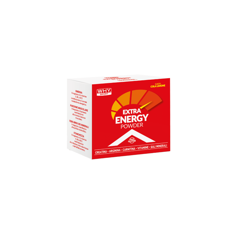 WhySport Extra Energy Supplements Cola Lemon 20x10g