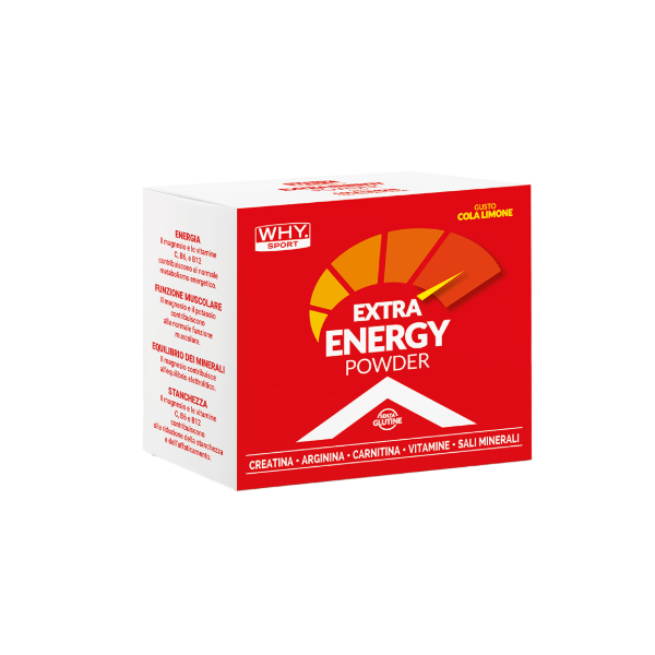 WhySport Extra Energy Supplements Cola Lemon 20x10g