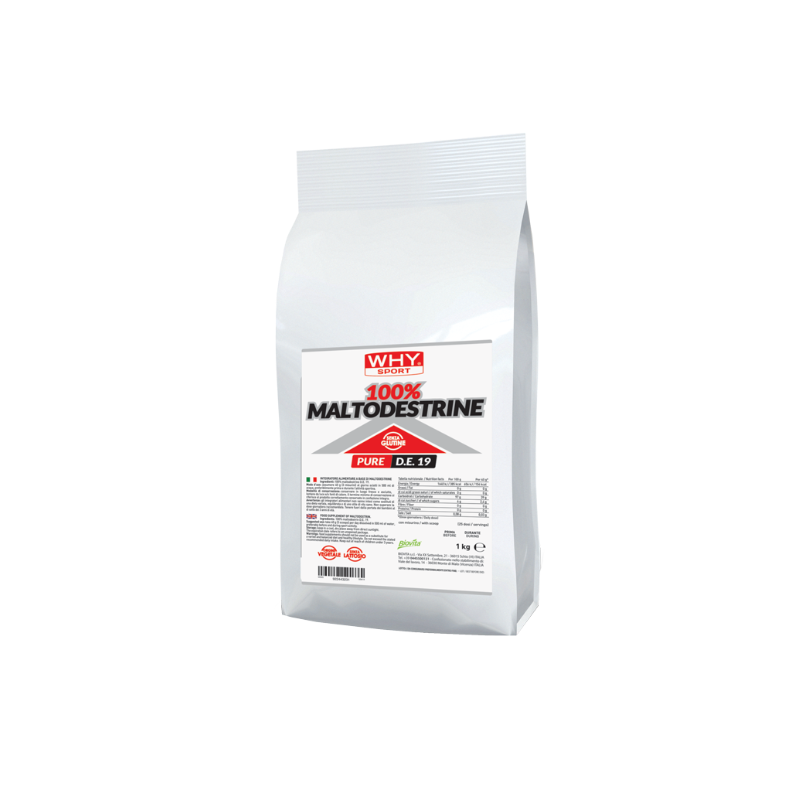 WhySport Integratori 100% Maltodestrine Neutro 1Kg