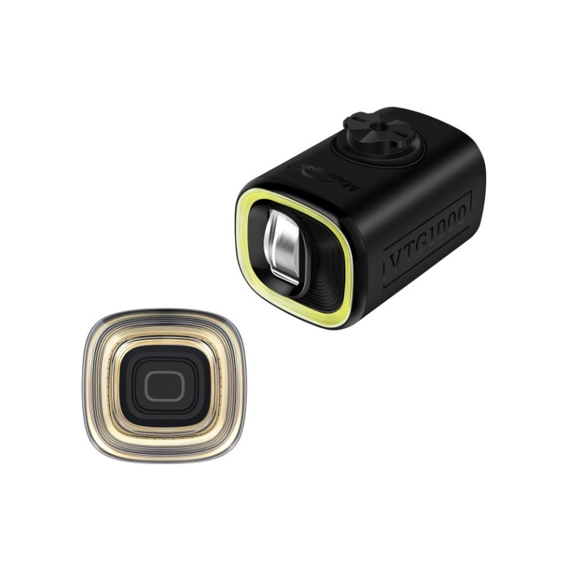 Magicshine Led Lights Kit VTG 1000 Black + VTG 50 Combo for Brompton