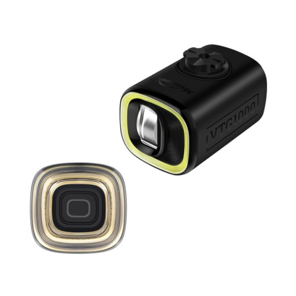 Magicshine Led Lights Kit VTG 1000 Black + VTG 50 Combo for Brompton