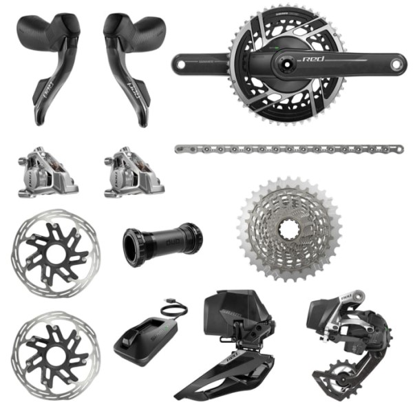 Sram Red AXS E1 2x12V 48-35 + Powermeter