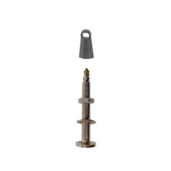 Barbieri Metal Valve for TPU V. Presta Chamber 45mm