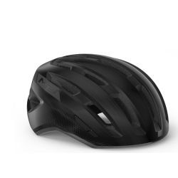 Met Casco Miles Nero Lucido