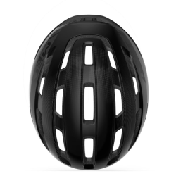 Met Casco Miles Nero Lucido