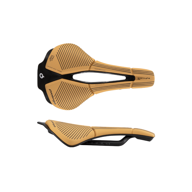 Prologo Scratch M5 Agx Slide Control Space 147 PAS Saddle - Nack Brown
