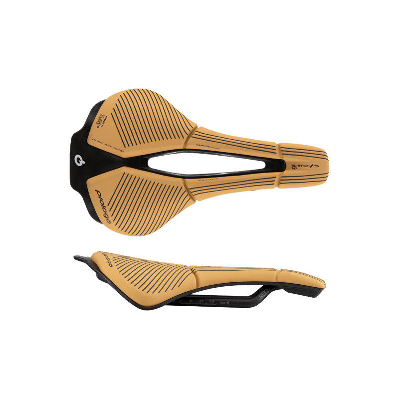 Prologo Scratch M5 AGX Slide Control Space 147 PAS MY26 Tirox Saddle Light Brown