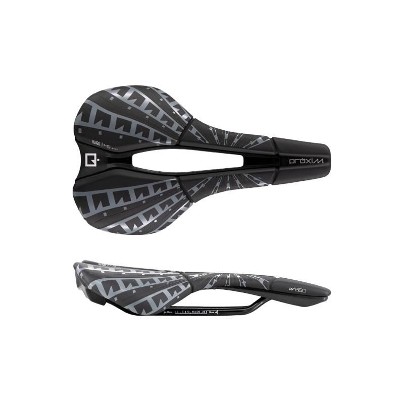 Prologo Proxim W660 Slide Control 145 PAS Seat Recycled Steel Black