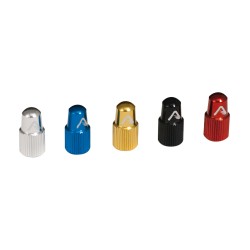 Anima Set di 50 Tappi Valvola Presta in Ergal Colori Assortiti
