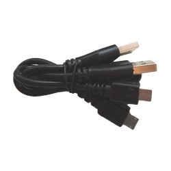 Anima Kit Fanalini a Led anteriore/posteriore in plastica ricaricabile USB 1 Led
