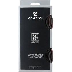 Anima Fat Boy Gravel Handlebar Tape Black with Caps