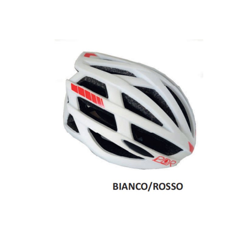 PDR Casco City Double Bianco/Rosso