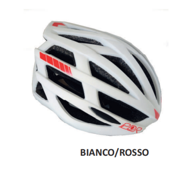 PDR Casco City Double Bianco/Rosso