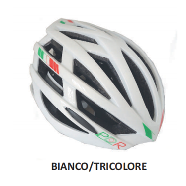 PDR Casco City Double Bianco Tricolore
