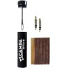 Campa Bros Kit ripara Tubeless con utensili 5 tappi 1,5x50mm e 2 anime valvola Presta