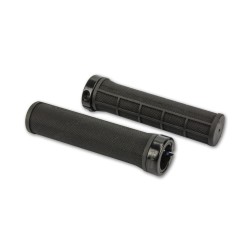 Campa Bros Pairs OS KOMBAT Knobs Black with Lock Ring