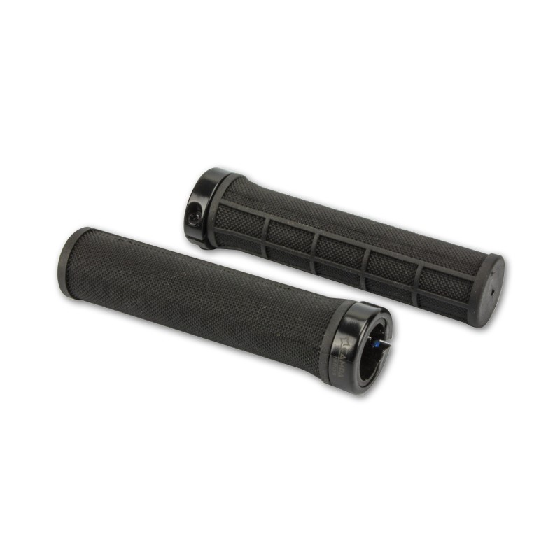 Campa Bros Pairs OS KOMBAT Knobs Black with Lock Ring