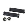 Campa Bros Pairs DH KOMBAT Knobs Black and Aluminum Lock Rings Black