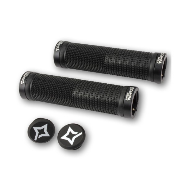 Bell Bros Pairs DH ASSAULT Knobs Black and Aluminum Lock Rings