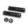 Bell Bros Pairs DH ASSAULT Knobs Black and Aluminum Lock Rings
