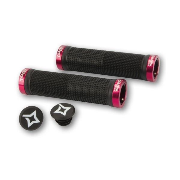 Bell Bros Pairs DH ASSAULT Knobs Black and Aluminum Lock Rings