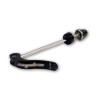 Campa Bros Pair of black anodized cr-mo axle aluminum hub clamps