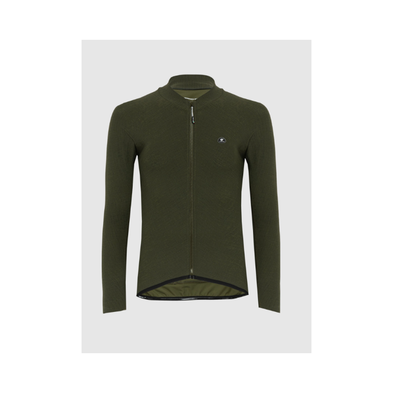 Pissei Winter Sweater First Leather Melange Green
