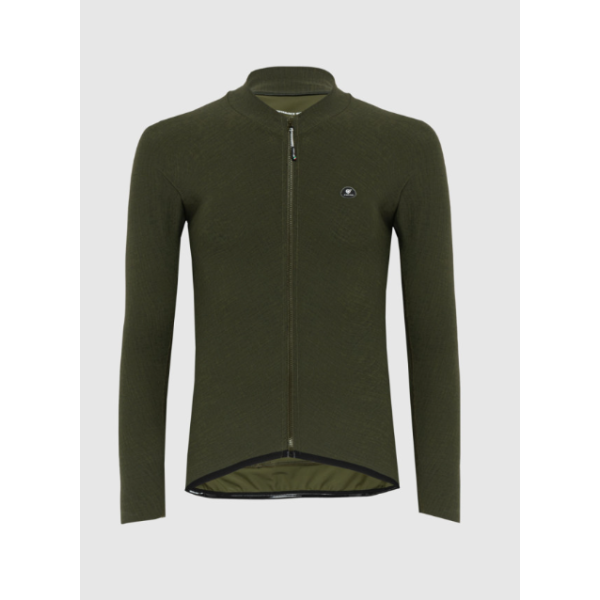 Pissei Maglia Invernale Prima Pelle Verde Melange