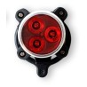 Eleven Fanalino posteriore a led  ricaricabile USB 3 led