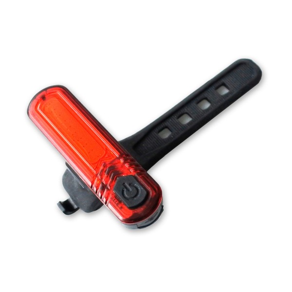 Eleven Red LED Rechargeable USB Taillight 10 COB LEDs