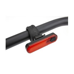 Eleven Red LED Rechargeable USB Taillight 10 COB LEDs