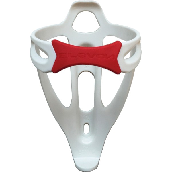 Eleven Portaborraccia in plastica bianco/rosso