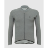 Pissei First Leather Winter Sweater Grey Melange