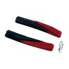Eleven Pattini mtb di ricambio 72mm V-brake nero/rosso doppia mescola