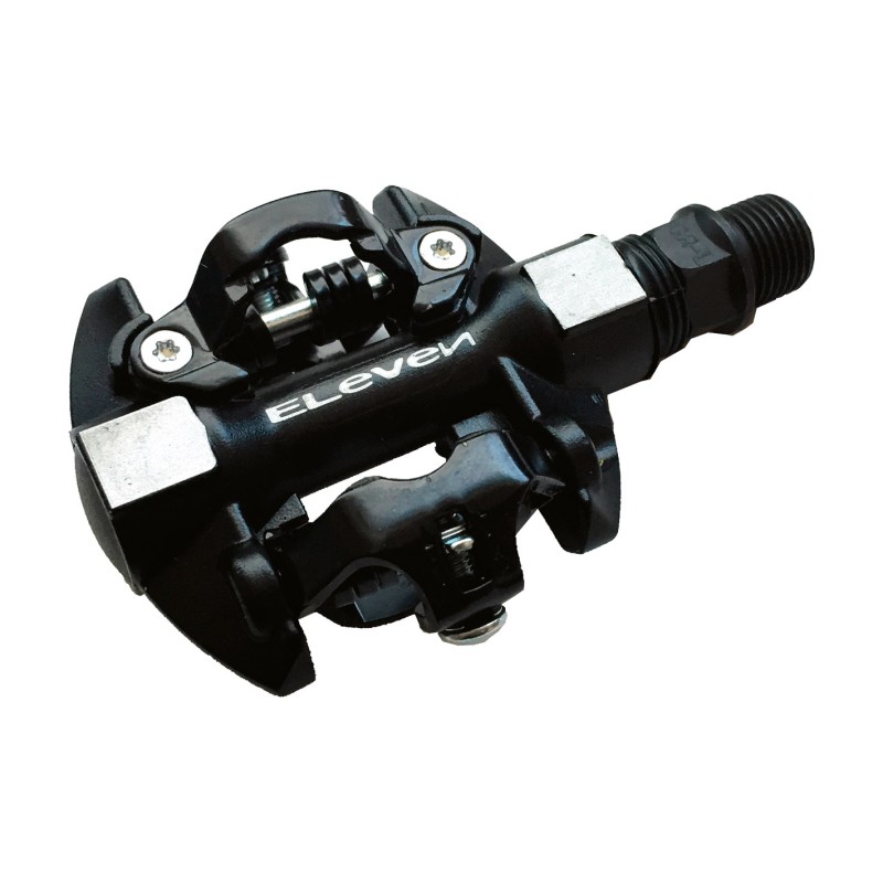 Eleven Pairs black aluminum SPD release mtb pedals