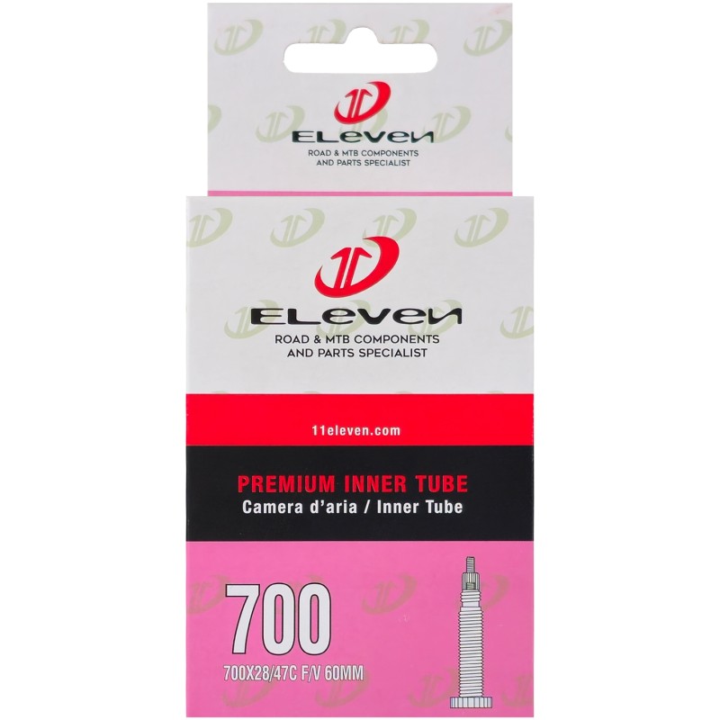 Eleven Air chamber 700 x 28/47C in 60mm presta valve box