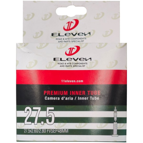 Eleven 27.5" x 2.60/2.80 air chamber in removable 48mm presta valve box