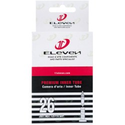 Eleven 26" x 1.90/2.125" air chamber in removable 35mm presta valve box
