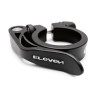 Eleven Aluminum seatpost clamp diam. 35mm black/silver edges with quick lock lever