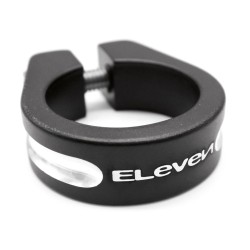 Eleven Aluminum seatpost clamp diam. 32mm black/silver edges